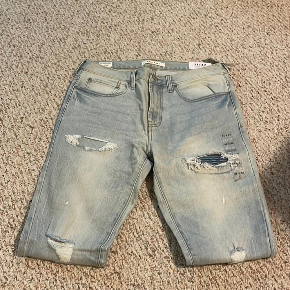 PacSun light blue biker jeans size 31X 32